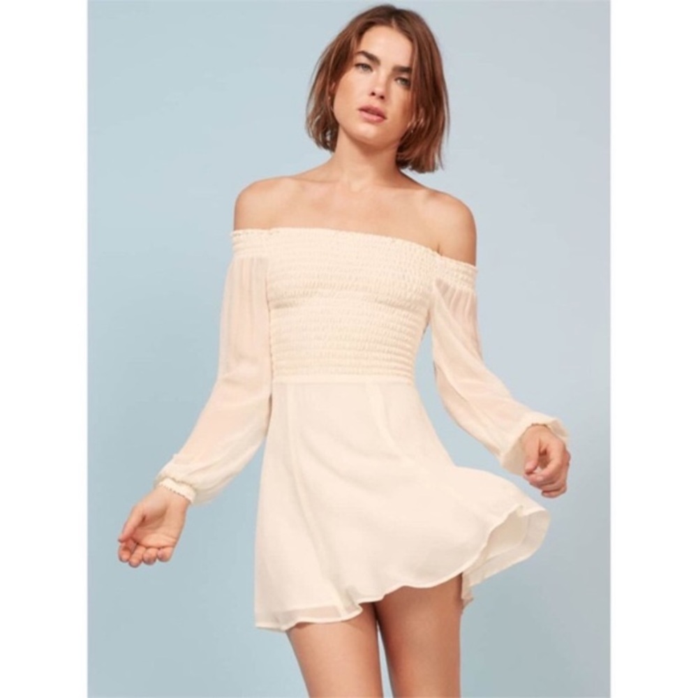 Reformation honor dress in ivory